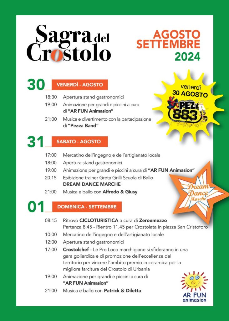 programma sagra del crostolo 2024